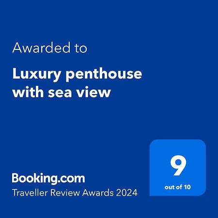 Luxury Penthouse With Sea View Apartment Hanioti Ngoại thất bức ảnh